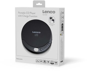 Lenco ferðageislaspilari - Svartur