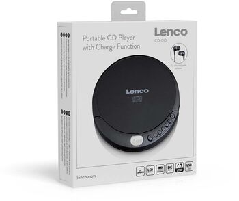 Lenco ferðageislaspilari - Svartur