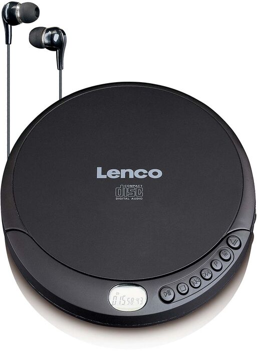 Lenco ferðageislaspilari - Svartur