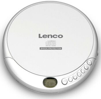 Lenco ferðageislaspilari - Silfur