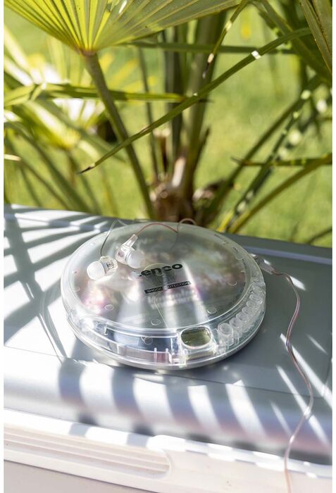 Lenco ferðageislaspilari - Glær