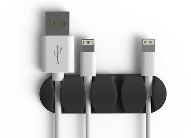 BlueLounge Multi snúruhaldari - Svartur