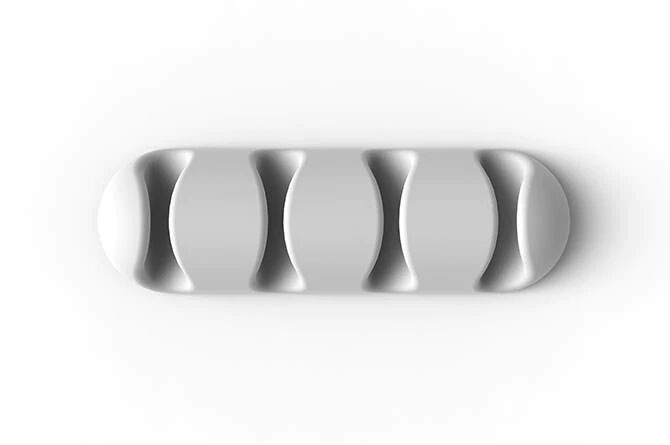 Bluelounge CableDrop Multi - Hvítt