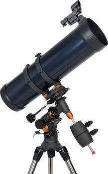 Celestron Astromaster 130EQ með símahaldara og T-2 Barlow linsu