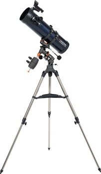 Celestron Astromaster 130EQ með símahaldara og T-2 Barlow linsu