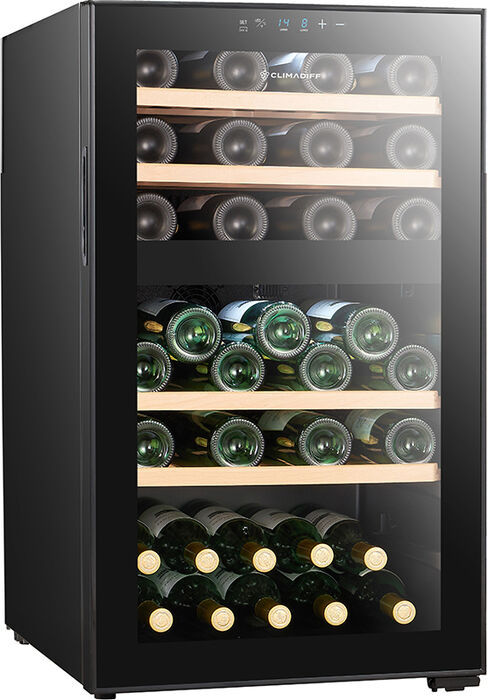 Climadiff vínkælir CEPAGE52DZF - Svartur