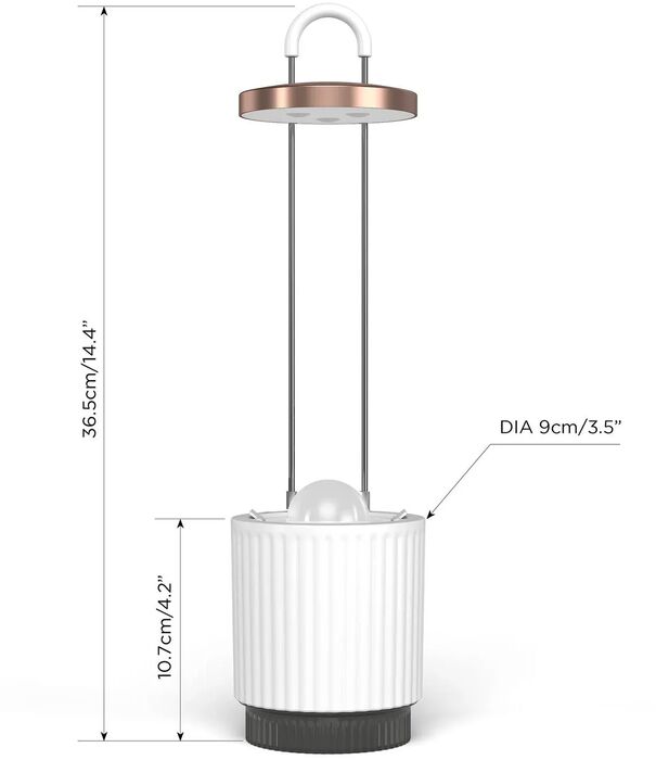 Click & Grow HydroVase - Hvítur 