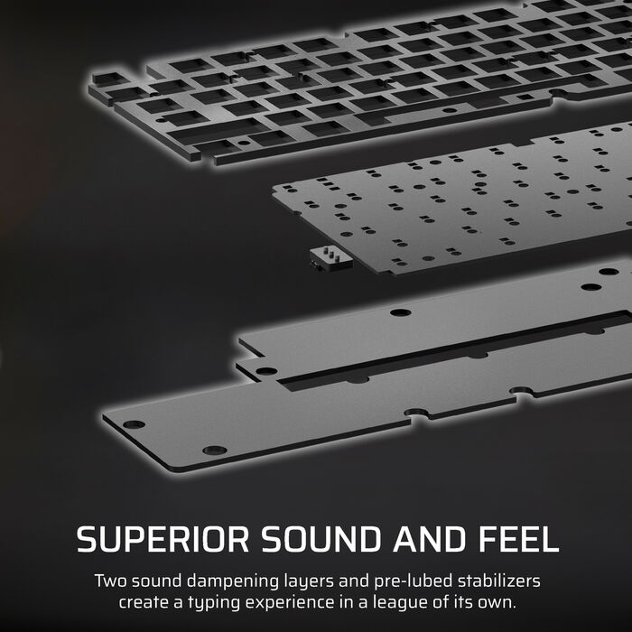 Corsair K70 Core TKL leikjalyklaborð - Svart