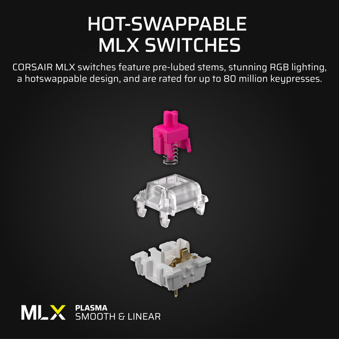 Corsair Vanguard 96 leikjalyklaborð - Svart