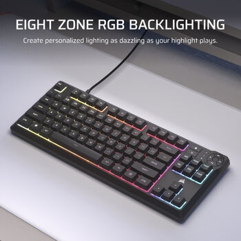 Corsair K55 Core TKL leikjalyklaborð - Svart