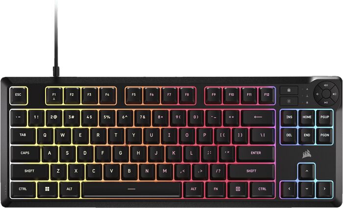 Corsair K55 Core TKL leikjalyklaborð - Svart
