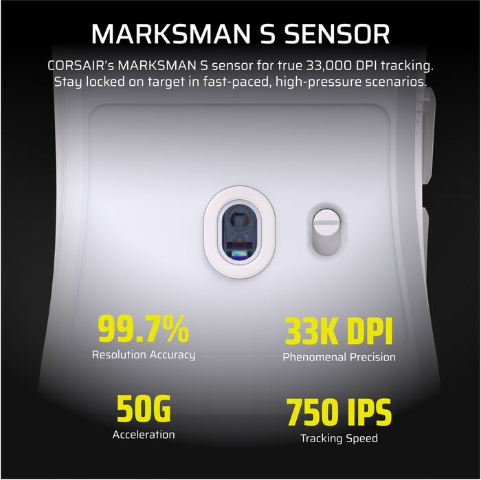 Corsair Sabre v2 Pro þráðlaus mús - Hvít
