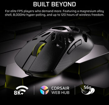 Corsair Sabre v2 Pro MG þráðlaus mús - Svört