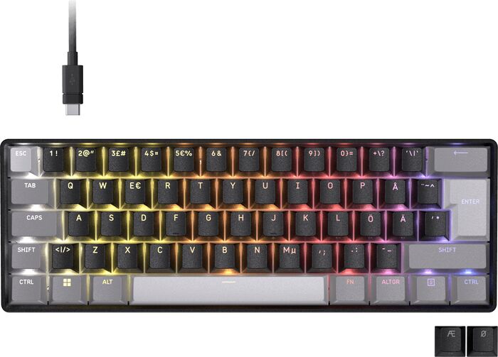 Corsair Clipper Pro Mini 60 leikjalyklaborð - Svart