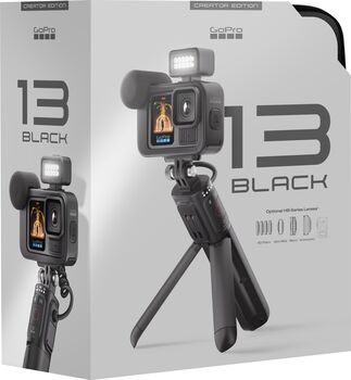 GoPro HERO 13 Black Creator Edition útivistarmyndavél - Svört