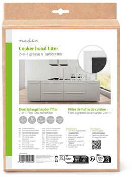 Nedis kola- og fitusía klippanleg