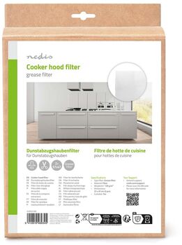 Nedis fitusía 2 stk 57x47 cm - Hvít