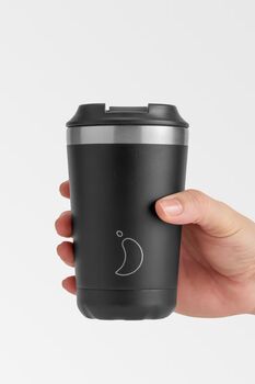 Chilly's 340ml kaffimál Flip - Svart