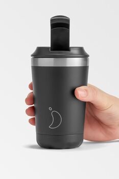 Chilly's 340ml kaffimál Flip - Svart