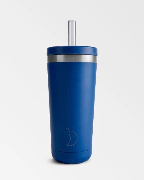 Chilly's 500ml ferðamál með röri - Blátt
