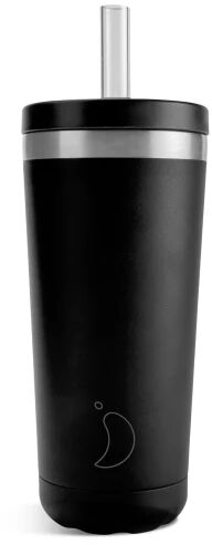 Product image not available for Chilly's 500ml ferðamál með röri - Svart