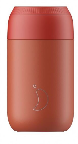 Chilly's S2 340ml kaffimál - Appelsínurautt