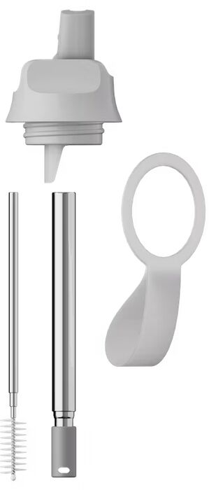 Chilly's rör og tappi fyrir S2 Flip flösku - Grár 