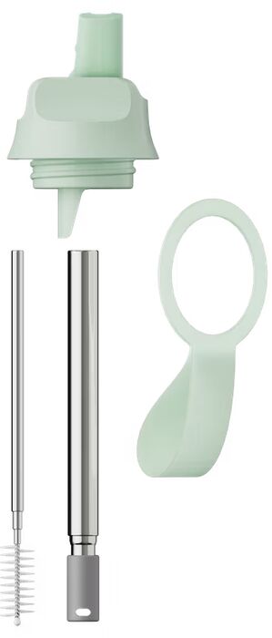 Chilly's rör og tappi fyrir S2 Flip flösku - Ljósgrænn