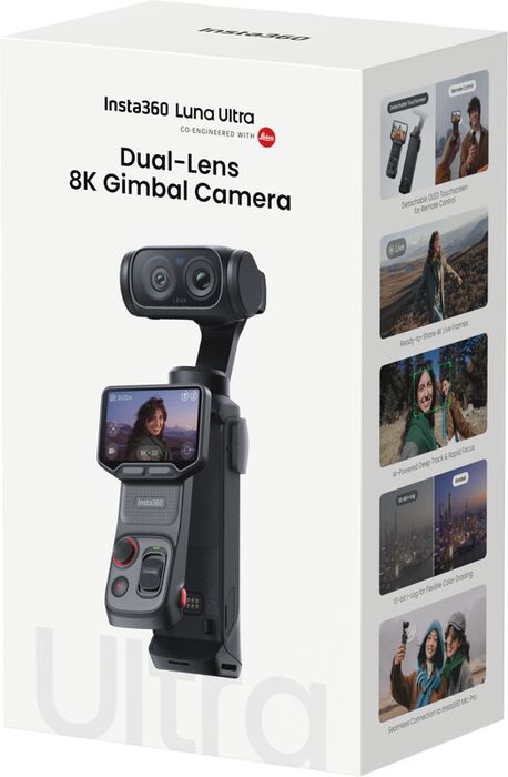 Insta360 Luna Ultra Creator Bundle myndavél - Svört