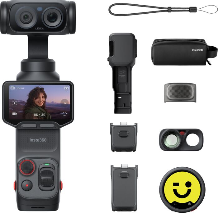 Insta360 Luna Ultra Creator Bundle myndavél - Svört