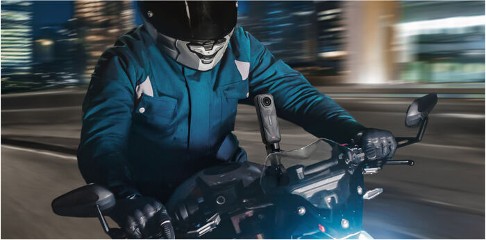 Insta360 X5 útivistarmyndavél - Svört