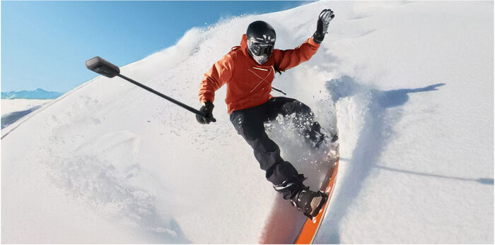 Insta360 X5 útivistarmyndavél - Svört