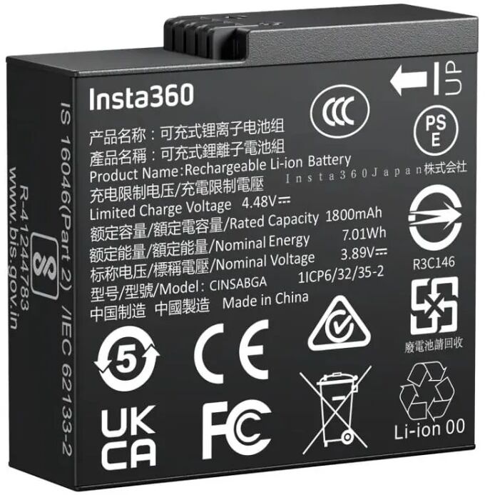 Insta360 rafhlaða f. Ace Pro 2/Ace Pro/Ace