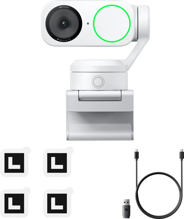 Insta360 Link 2 Standard Edition vefmyndavél - Hvít