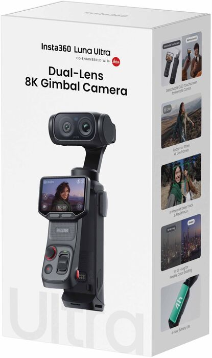 Insta360 Luna Ultra Standard Bundle myndavél - Svört