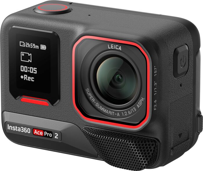Insta360 Ace Pro 2 útivistarmyndavél með 2 rafhlöðum