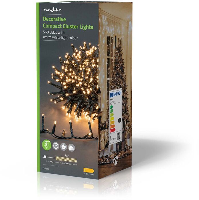 Nedis LED jólasería - 560 ljós, 11,2 m