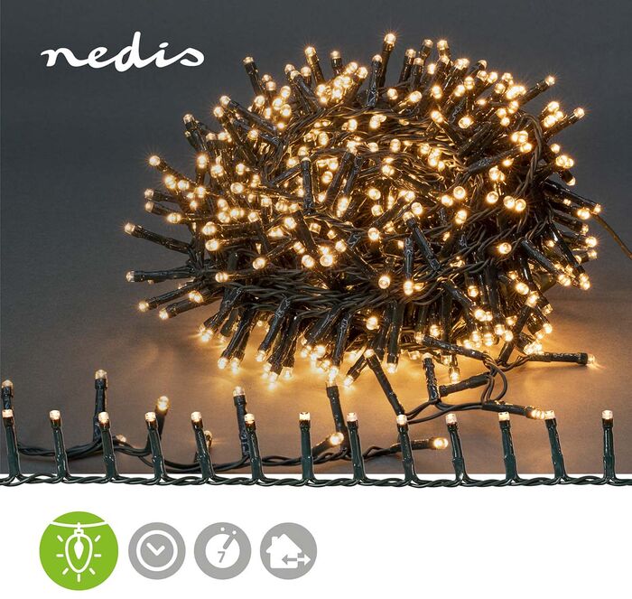Nedis LED jólasería - 560 ljós, 11,2 m