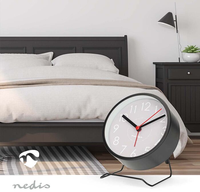 Nedis vekjaraklukka - Svört