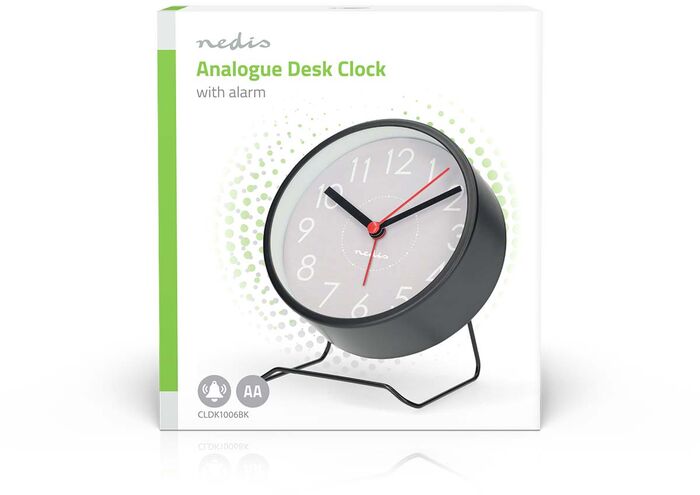 Nedis vekjaraklukka - Svört