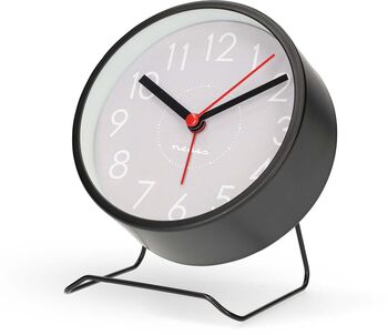 Nedis vekjaraklukka - Svört