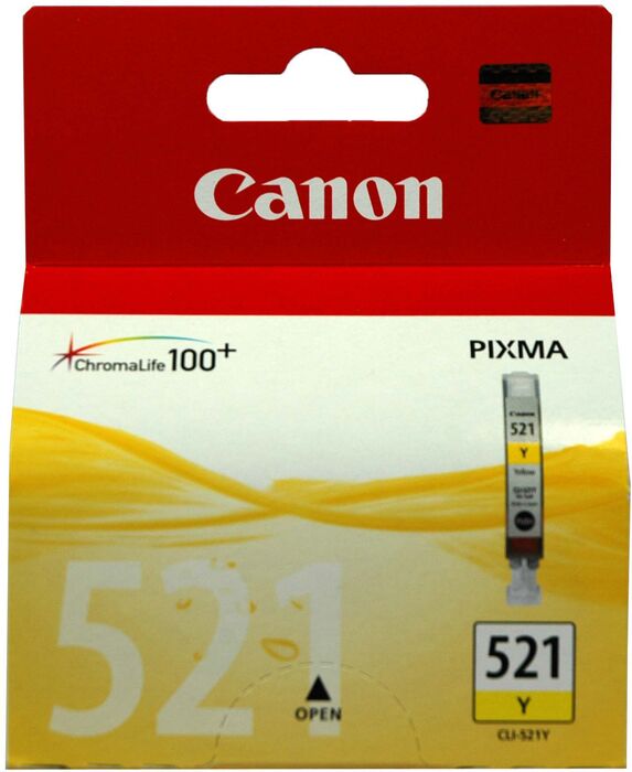 Canon CLI-521Y blekhylki - Gult