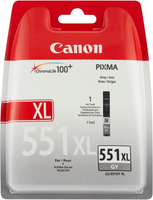 Canon CLI-551GY XL blekhylki - Grátt