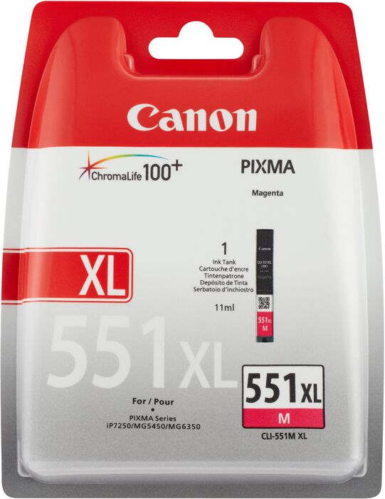 Canon CLI-551M XL blekhylki - Bleikt