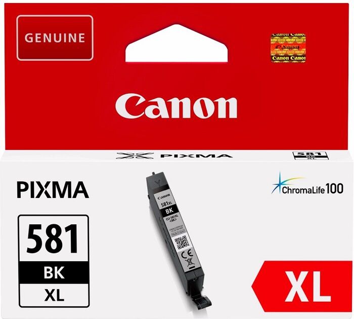 Canon CLI-581BK XL blekhylki - Svart