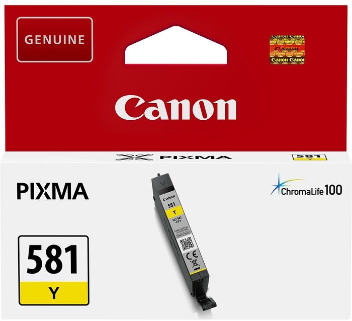 Canon CLI-581Y blekhylki - Gult