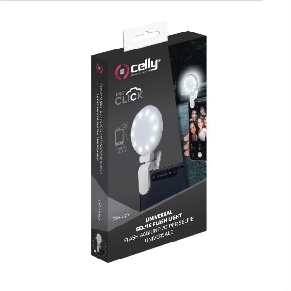 Product image not available for Celly Click Light flass - Hvítt