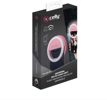 Celly Click Light Pro flass - Bleikur