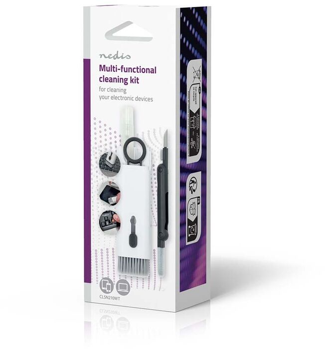 Nedis hreinsisett fyrir fartölvu, síma ofl.