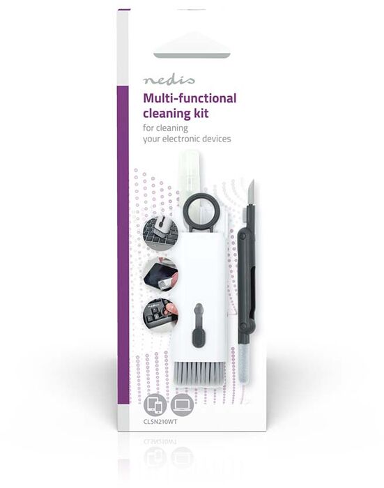 Nedis hreinsisett fyrir fartölvu, síma ofl.